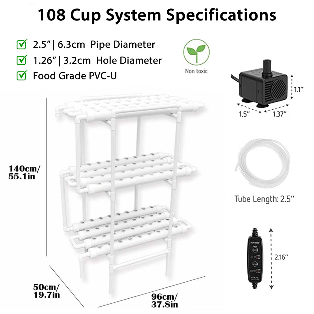 Home Hydroponic Kit - 36 Cup System: image 6