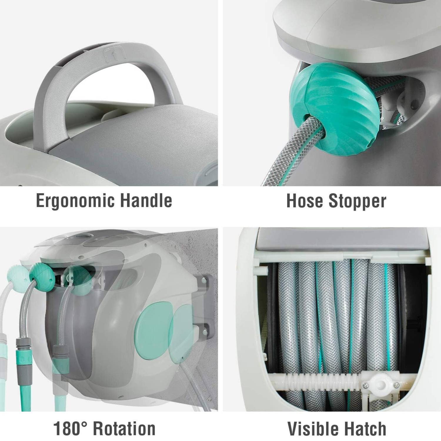 Retractable Garden Hose Reel: image 3