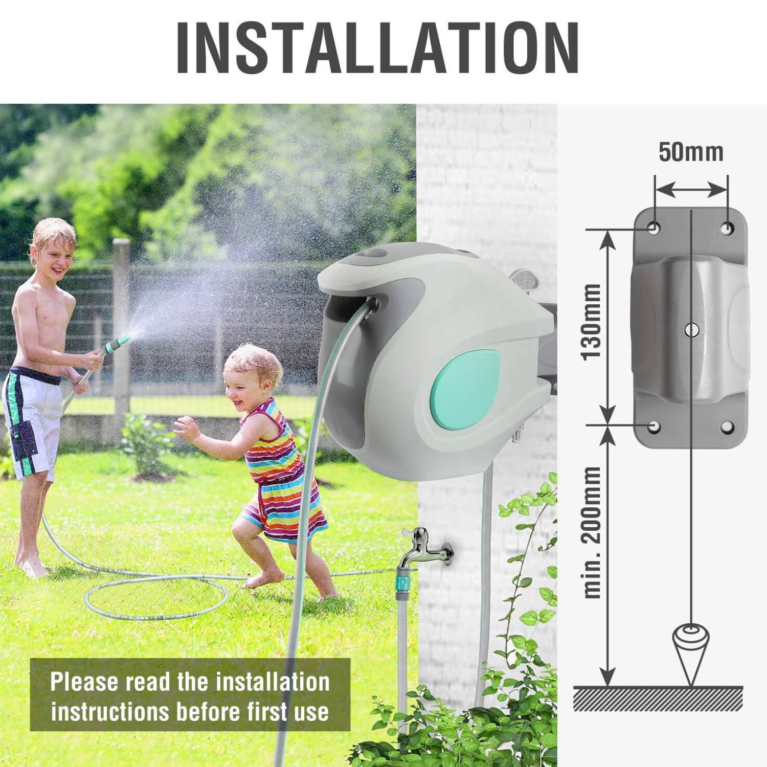 Retractable Garden Hose Reel: image 8