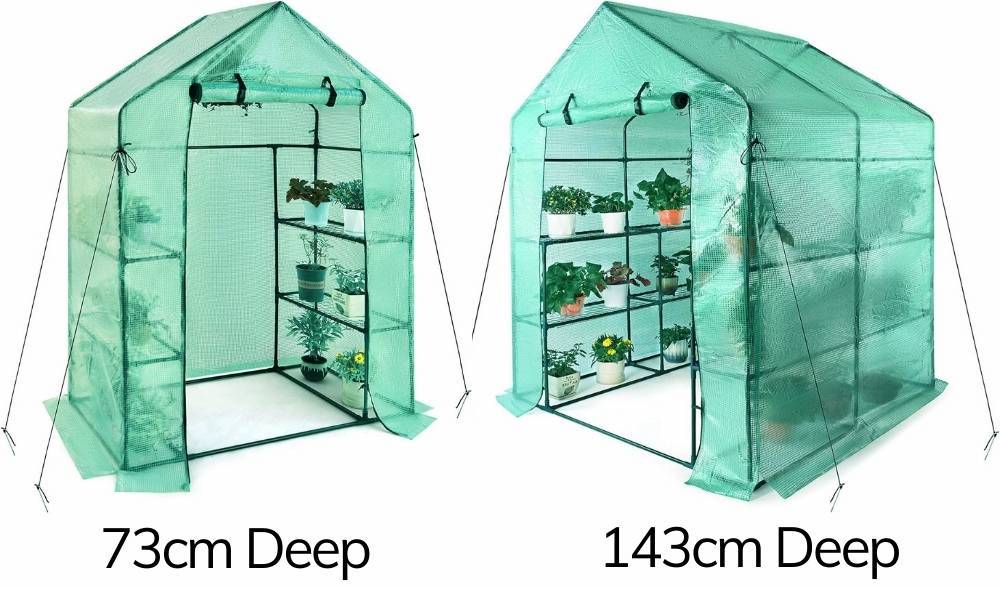 Walk-In Greenhouse - Small 73cm Deep: image 9