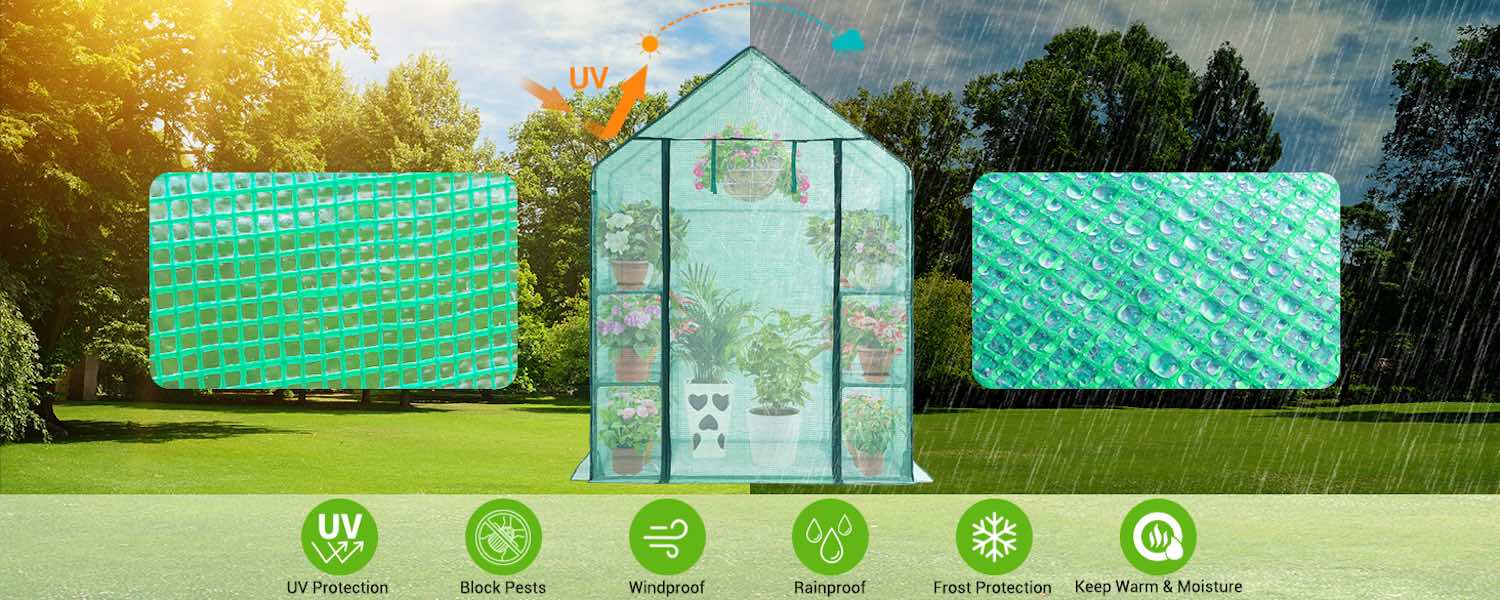 Walk-In Greenhouse - Small 73cm Deep: image 10