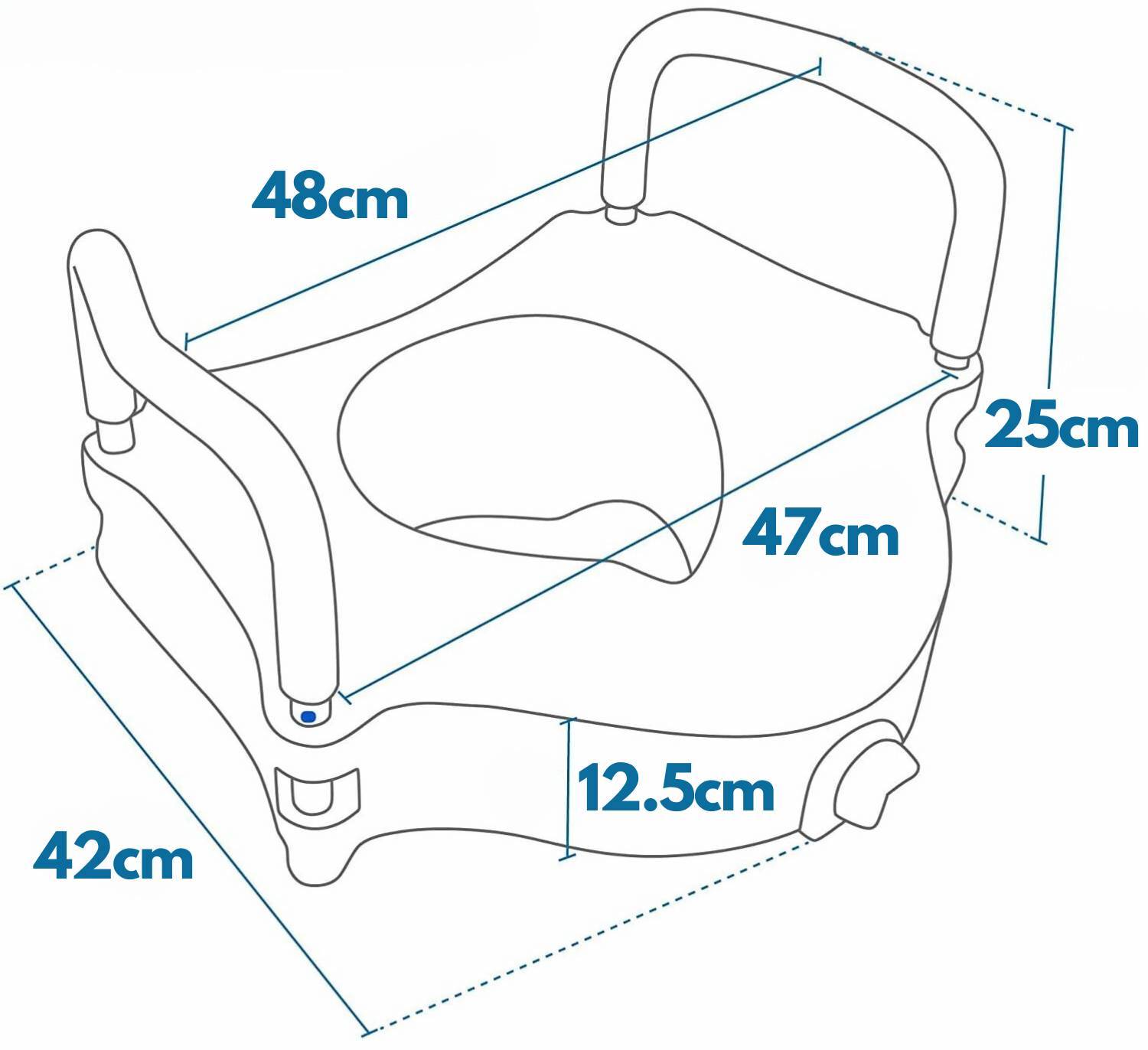 Toilet Seat Raisers - Without Arms: image 3