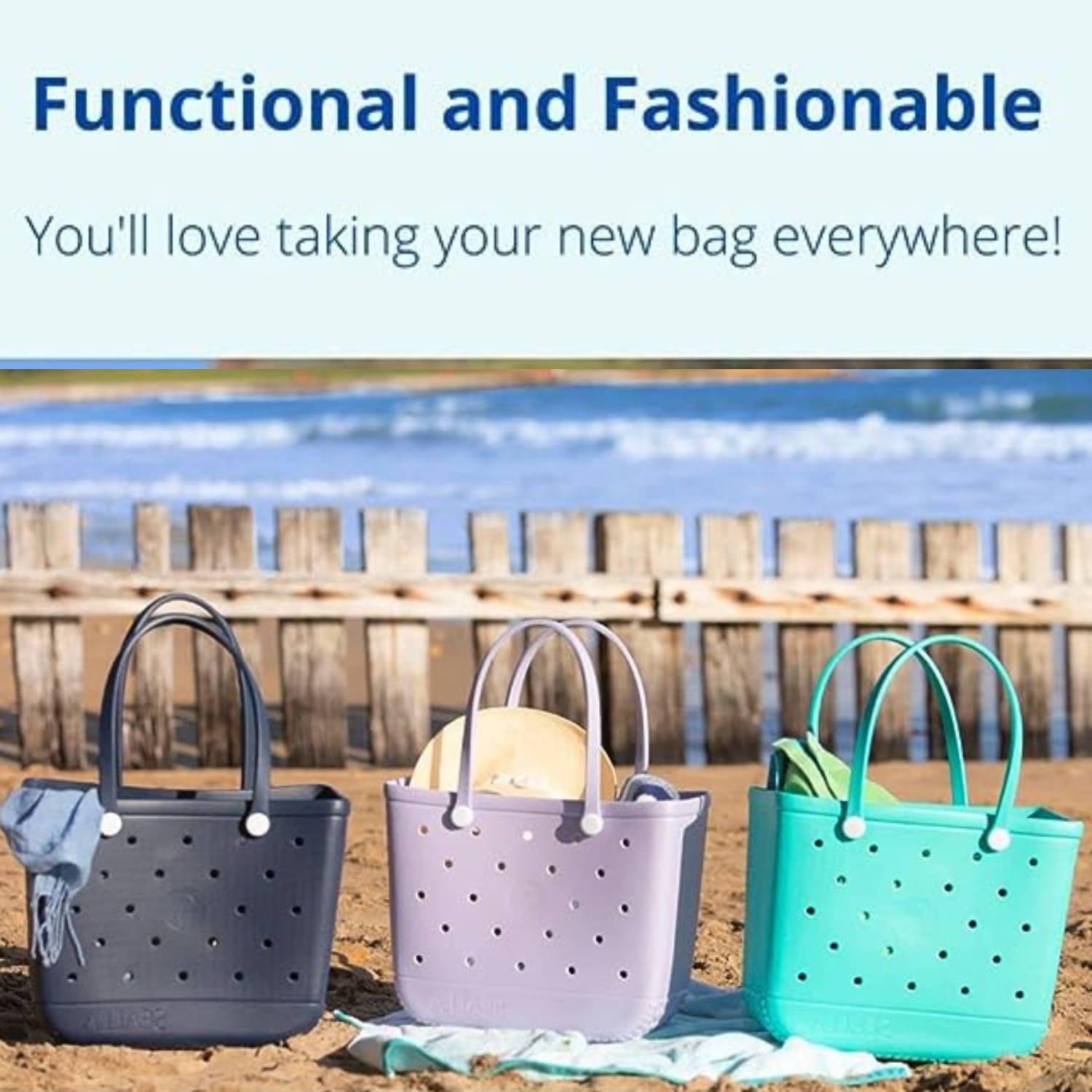 Beach Bag - Blue: image 2