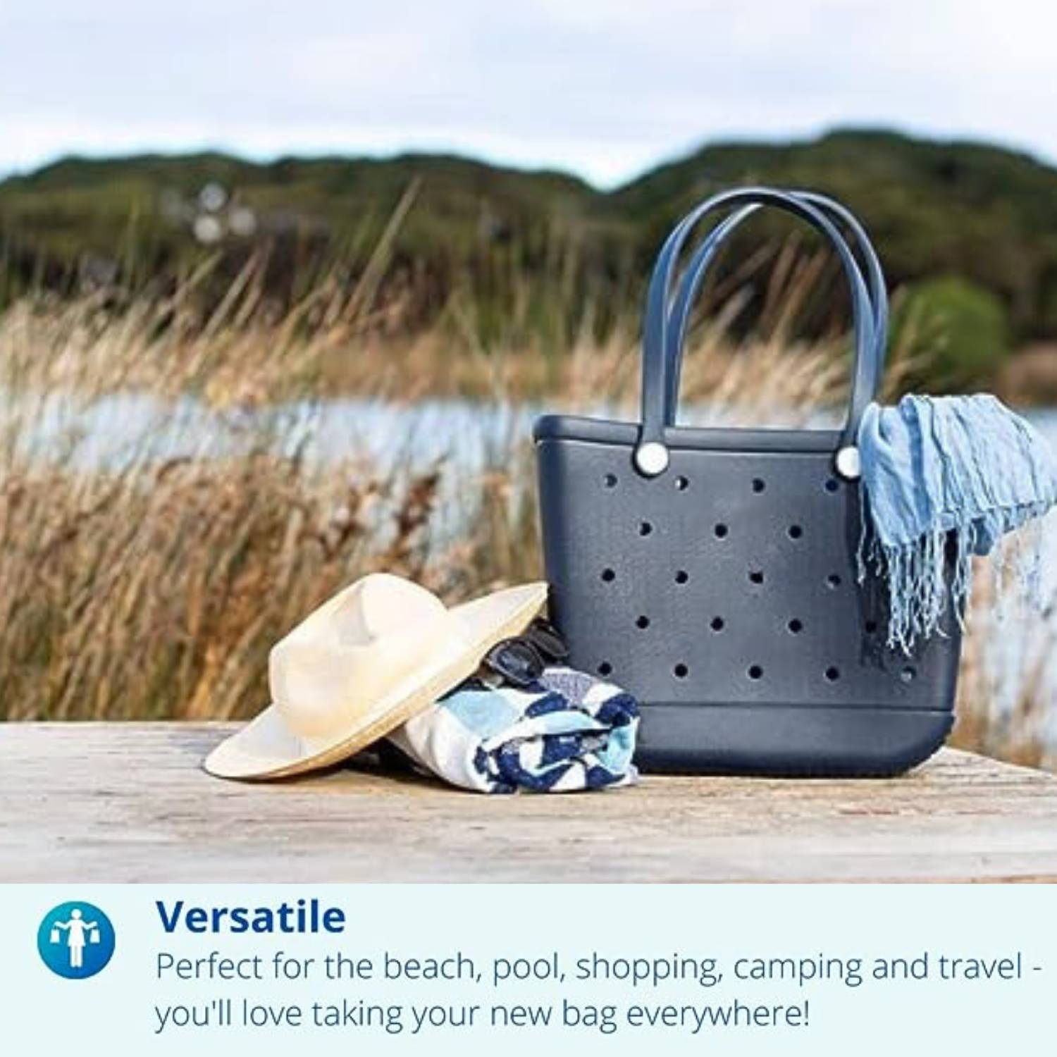 Beach Bag - Blue: image 5