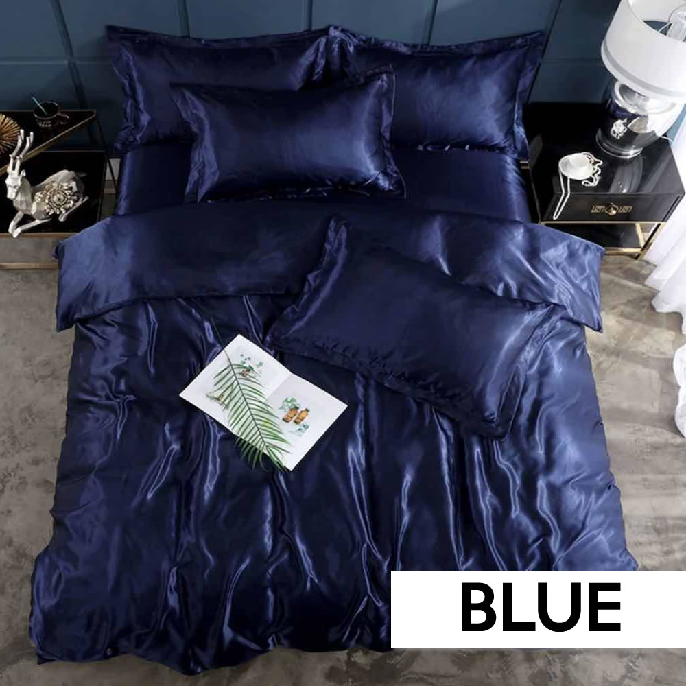 Silk Sheets - Black / EU King 4 Piece Set: image 5