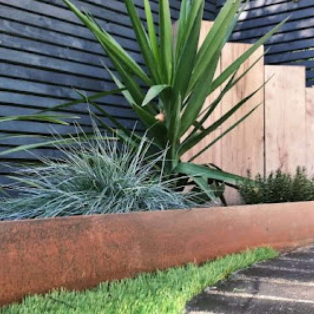 Corten Steel Garden Edge - 100mm Face Height (per m): image 5