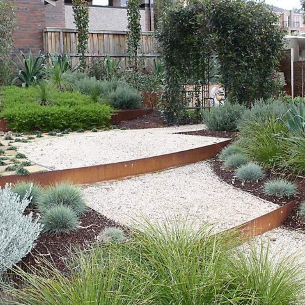 Corten Steel Garden Edge - 100mm Face Height (per m): image 6