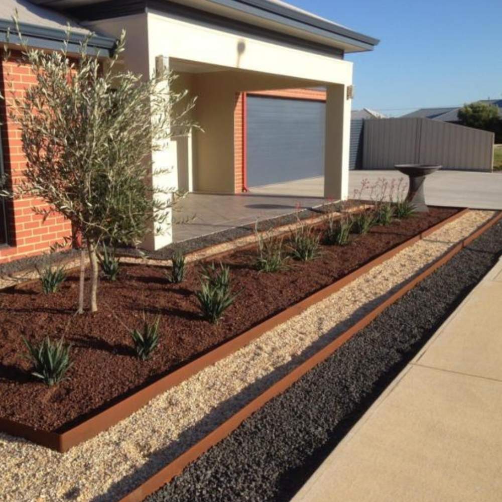 Corten Steel Garden Edge - 100mm Face Height (per m): image 7