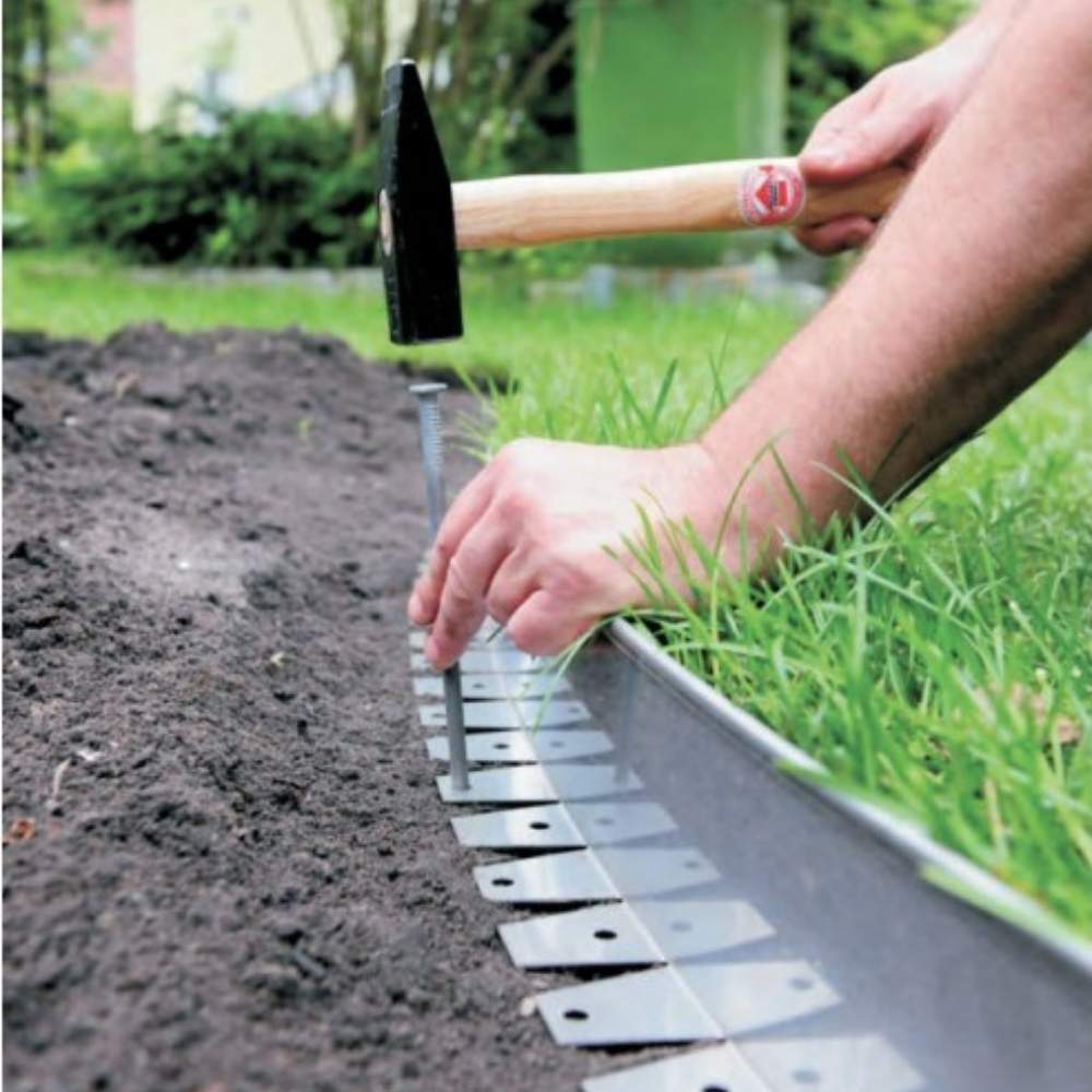 Stainless Steel Garden Edge - 50mm Face Height (per m)