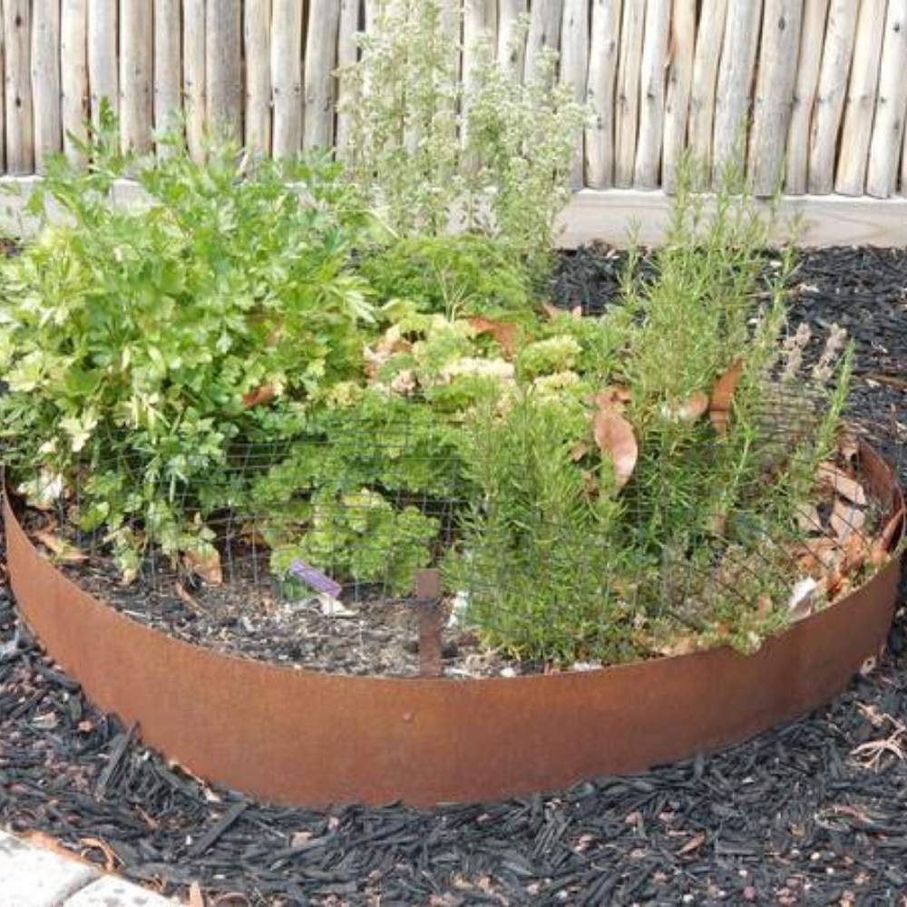 Weathered Steel Landscaping Edge - 100mm Face Height (per m): image 3