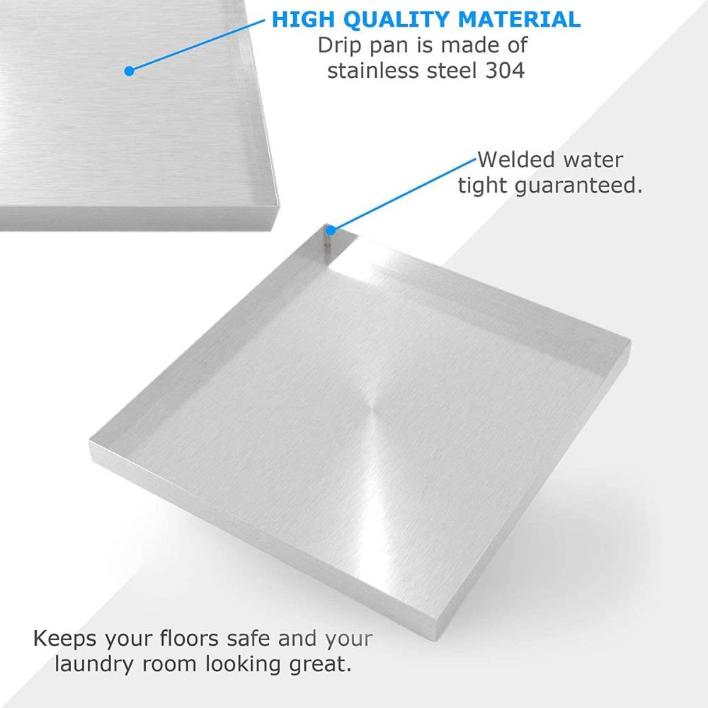 Stainless Steel Washing Machine Drain Pan: image 6