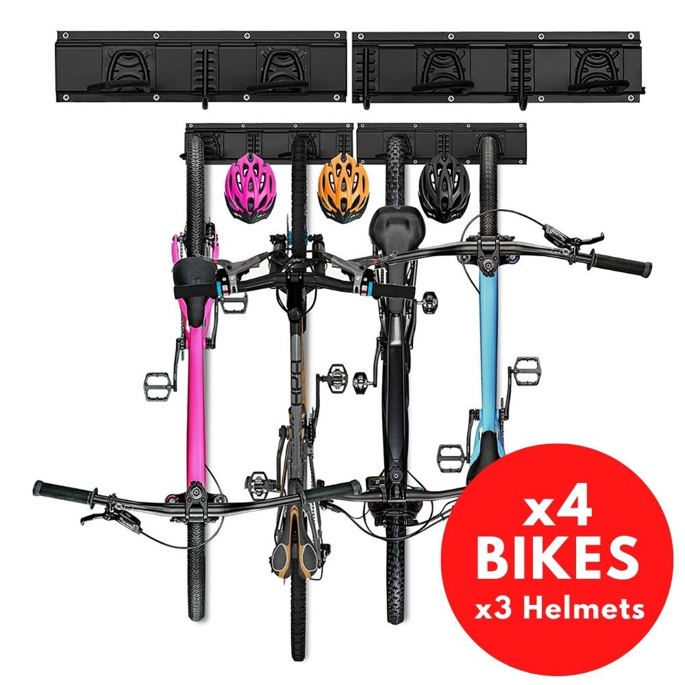 Wall Bike Storage - 4 Bike Wall Rack: image 6
