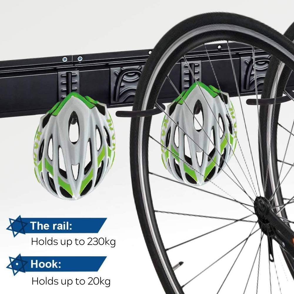 Wall Bike Storage - 4 Bike Wall Rack: image 9