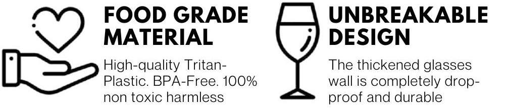 Unbreakable Stemless Wine Glasses: image 8
